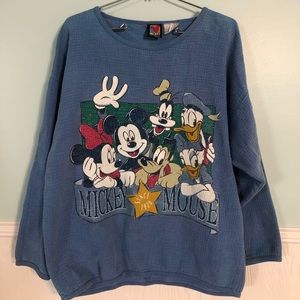 Vintage Mickey Unlimited Disney Mickey Mouse Crewneck